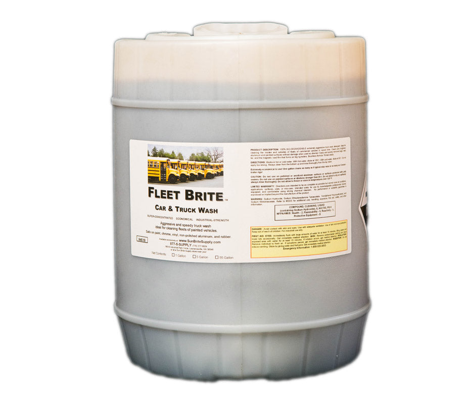 Fleet Brite truck and equipment wash 5 gallon alkaline cleaner