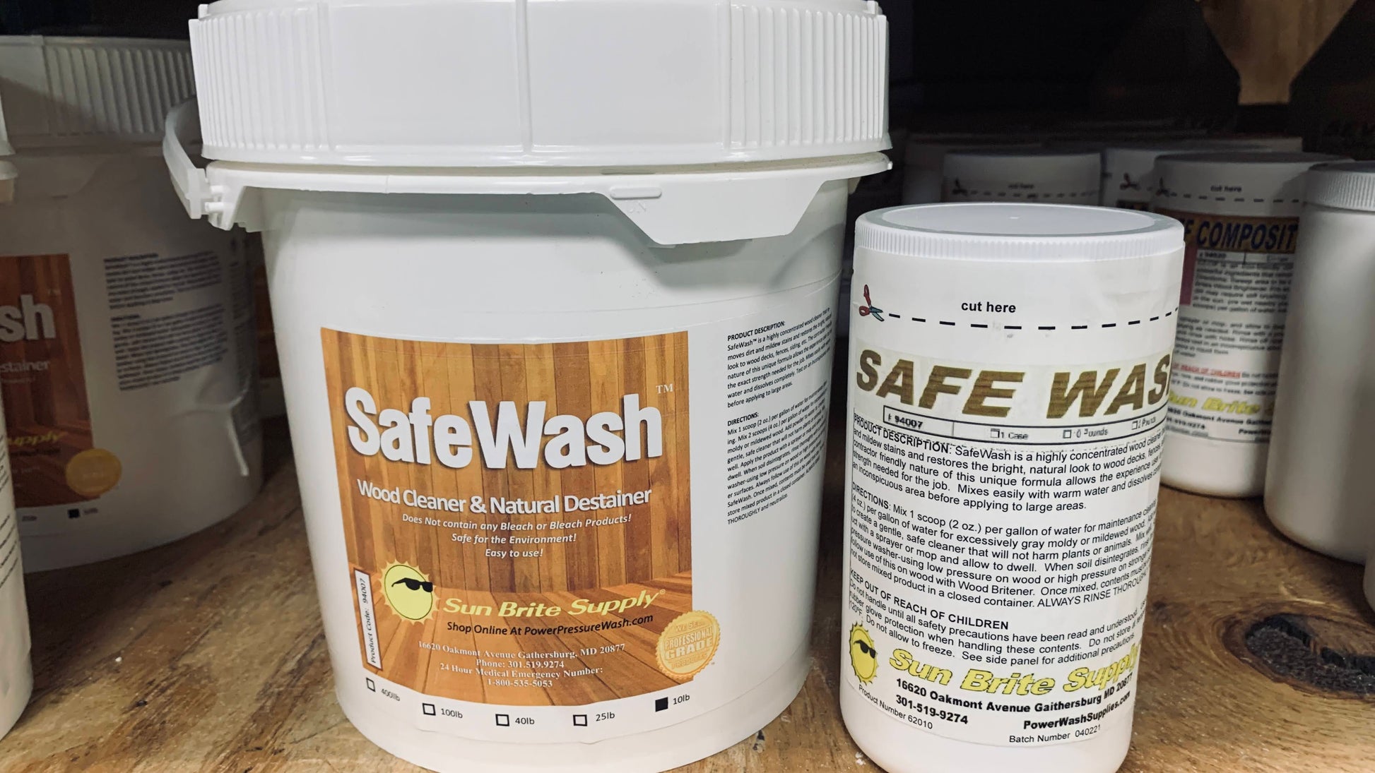 Safe Wash - cleaning chemical for pressure washing
