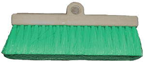 Green 10 Nylon Brush Bi Level For Truck Washing And Fleet Cleaning