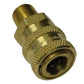 Hansen Brass 3/8 Quick Connects Qc Socket Mpt