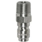 Hansen Stainless Steel 3/8 Quick Connects Qc Plug W Mpt