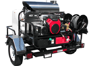 Pressure Pro Tr8115pro 30hg Hot Water Trailer 8 Gpm Beckett Burner Generator