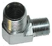 Steel Male Elbows Zinc Plated 90 3/8 Mpt X 1/4 Mpt