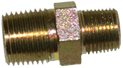Steel Hex Nipple 1 2 Mpt X 3/8 Mpt