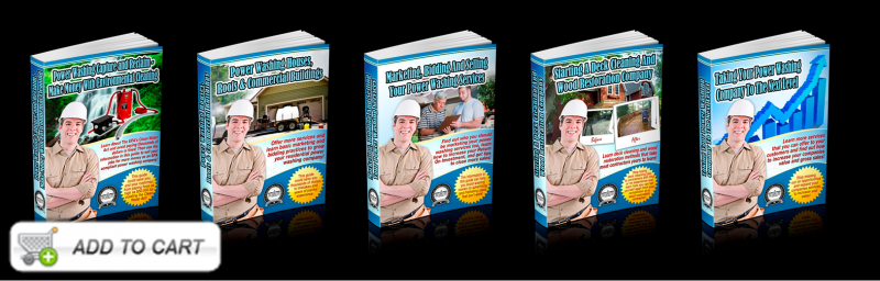 Series of 5 Power Washing Manuals On Starting A Power Washing Company Series