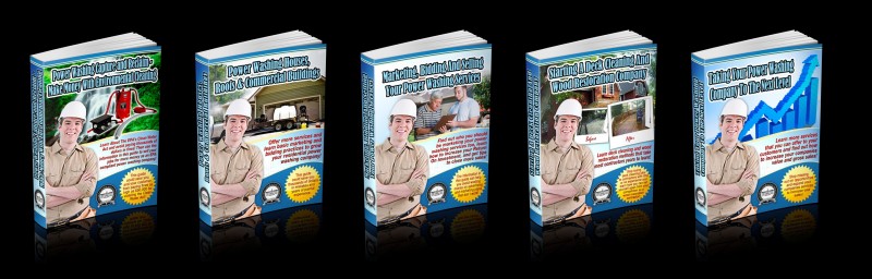 Get The Whole Power Washing Manual Series Of All 5 Manuals